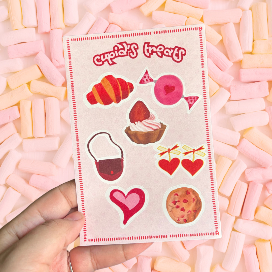 Cupid’s Treats Sticker Sheet