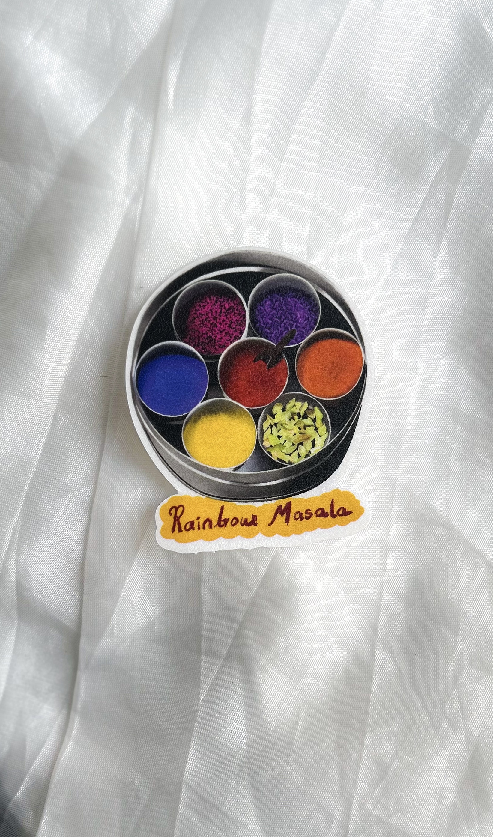 Rainbow Masala Sticker