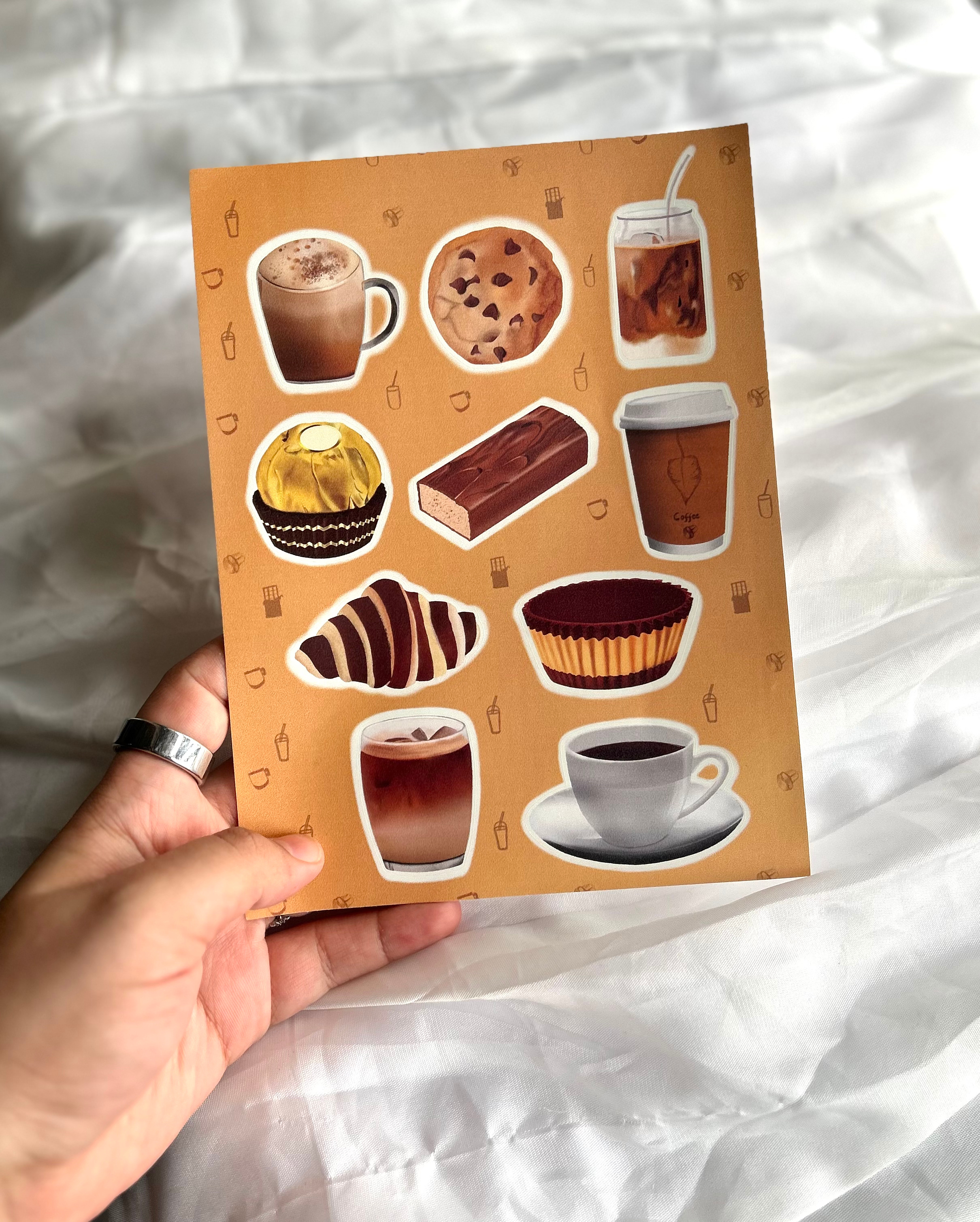 The Coffee Aur Cacao Sticker Sheet