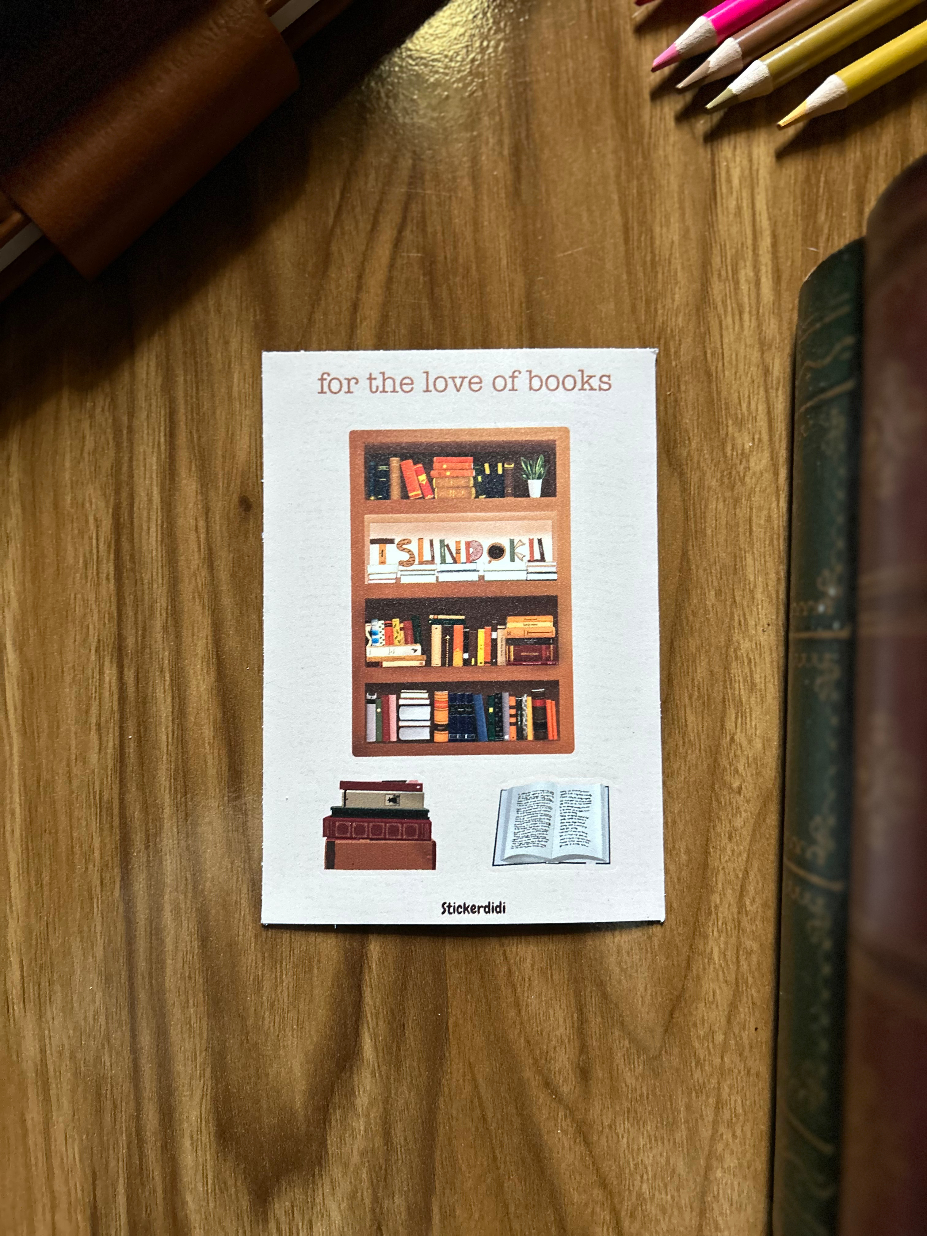 Tsundoku Sticker Sheet